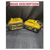Salvage Battery Lot: DeWalt FlexVolt 6Ah & 6Ah