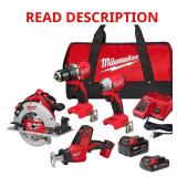 Milwaukee M18 18V Brushless 4-Tool Kit