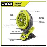 RYOBI USB Misting Clamp