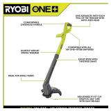 RYOBI ONE+ 18V 10" Cordless Trimmer/Edger