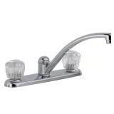 Delta Classic Two Handle Chrome Kitchen Faucet