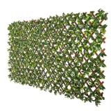 Expandable PVC Trellis 36x72 Gardenia Leaf