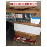 Skid of assorted items