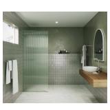 Frameless Shower Door 32x78 Brushed Nickel