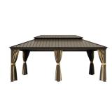 14x20 ft Steel Roof Gazebo with Netting, only hav