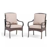 Metal Frame Patio Dining Chair (2-Pack)
