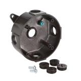 4 in. Round Weatherproof Box w/ Holes