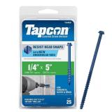 1/4 in. x 5 in. Hex-Washer-Head Anchors (25)