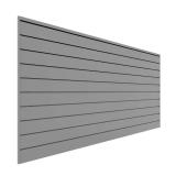 PVC Slatwall 8 ft. x 4 ft. Light Gray