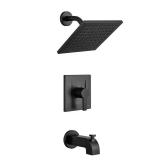 Glacier Bay Matte Black Tub/Shower Faucet