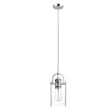 Jennings 1-Light Chrome Pendant 15 ft Cord