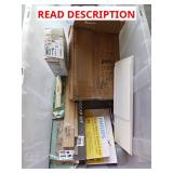 Tote of miscellaneous items, tote not included