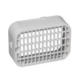 3 in. x 4 in. White Vinyl Rodent Guard