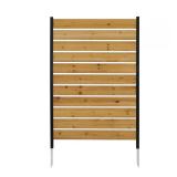 Concord Cedar Slatted Panel Privacy Fence