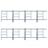Saferstack 5x5 Steel Scaffolding 12 pack plus 24