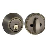 Antique Brass Single Cylinder Deadbolt