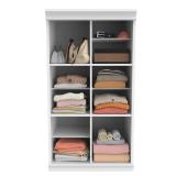 ClosetMaid Modular Closet Tower, White, 6 Shelves