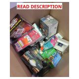 Box Lot of Various Home Improvement Items