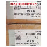 2 window blinds gray 48x64