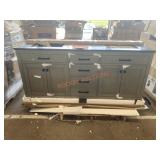 72ï¿½ Double Sink Bathroom Vanity with Backsplash