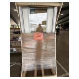 ODL White Door 36in x 80in, Glass Window.