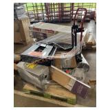 Hand truck, Grill burners, Water Heater, 10x10