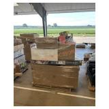 7 piece dinning set, Ryobi vacuum, roof fan, more