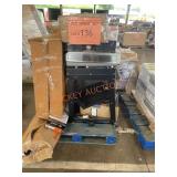 NEXGRILL Gas Grill, Folding Work Table, Hose Reel