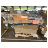 RIDGID Wet Tile Saw w/Stand, U-Posts, Vanity