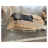 Black Metal Cabinet 55in x 20in).