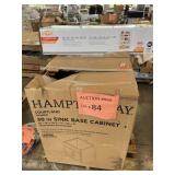 West Haven Conversation Set, 48in Shelving Unit,