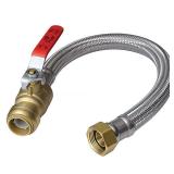 SharkBite 1/2" x 3/4" FIP 18" SS Connector
