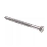A307 Grade A Galvanized Hex Lag Screws 15-Pack