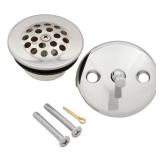 Trip Lever Tub Overflow Plate, Chrome