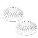 Danco 1-1/2 in. White Hair Snare Drain Cover