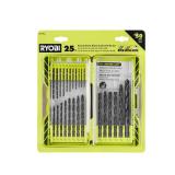 RYOBI Black Oxide Round Drill Bit Set