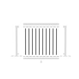 4 ft Matte Black Deck Railing Kit (36")
