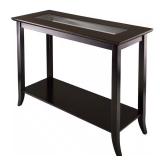 Genoa 40 in. Espresso Console Table