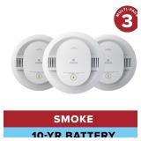 Kidde 10-Year Battery Smoke Detector (3-Pack)