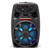 Tailgate Speaker with 8" Built-In, FM, LED BLK