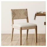 Beacon Brushed Chair with Seagrass Legs