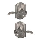 Schlage Accent Camelot Exterior Keyed Handle