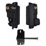 Keystone Black Nylon Key-Lock Gate Latch