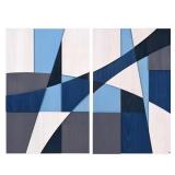Whispers of Blues I & II Wall Art Set