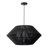 Farmhouse Chandelier w/ Rattan Basket Shade