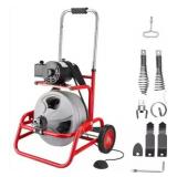 Drain Cleaner Machine 75 FT. x 3/8 In