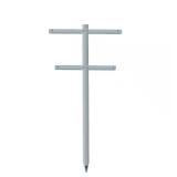 84 in. H Fiberglass Raspberry Trellis Set (2)