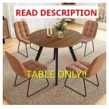 34.6 in. Modern Round Dining Table