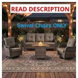 (2) Patio Swivel Gliders