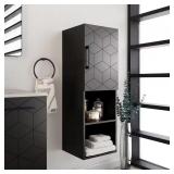Annecy 15 in. Linen Cabinet, Phantom Black